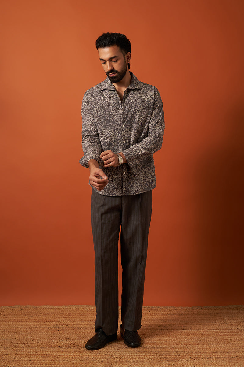 Sattva Cotton Hand Blockprinted Shirt
