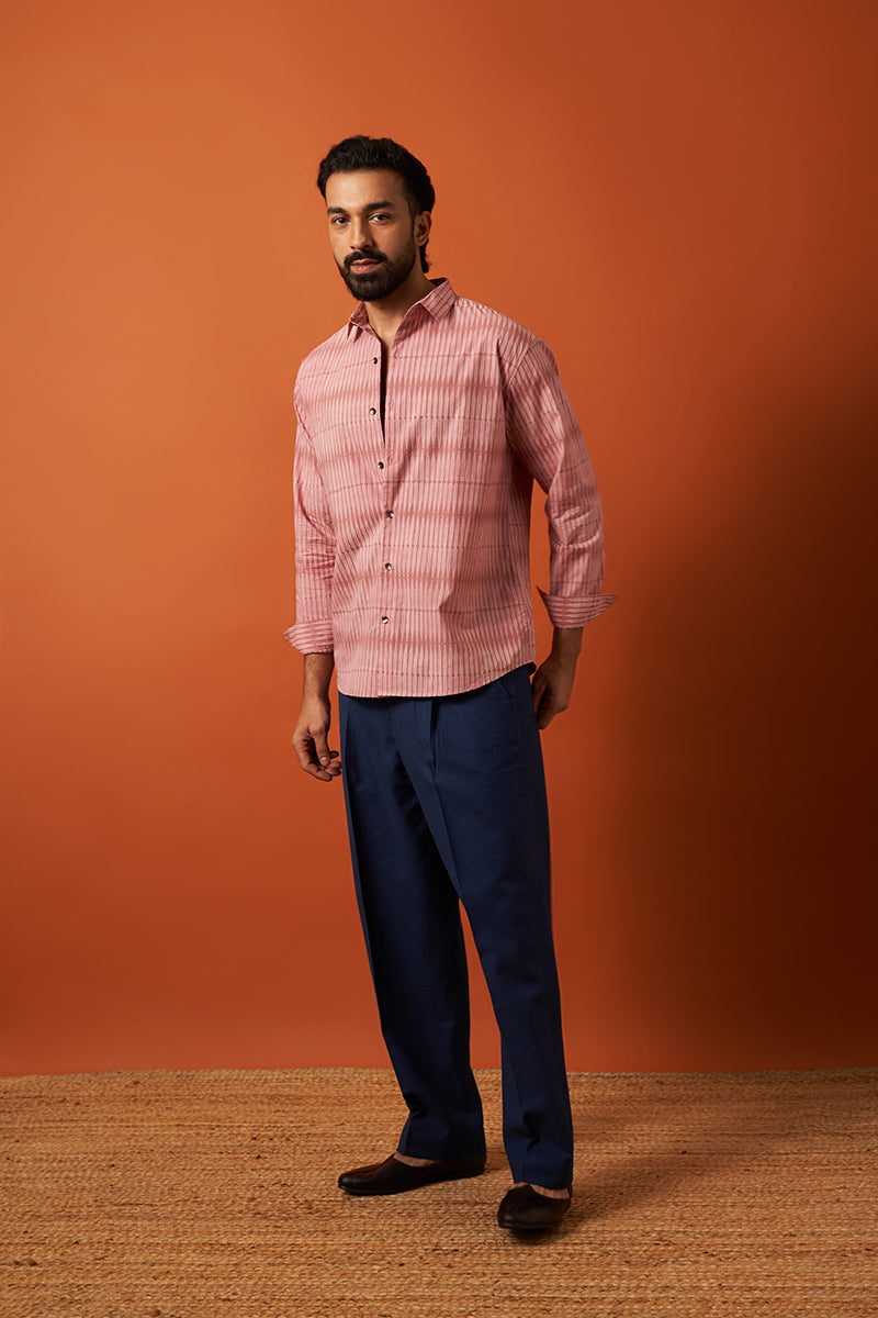 Aranya Premium Cotton Hand Blockprinted Shirt