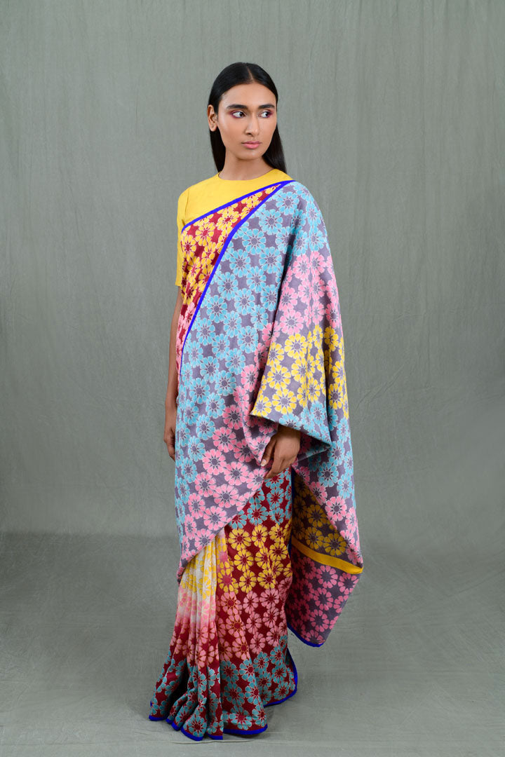 Gomti Signature Flip Pallu Saree