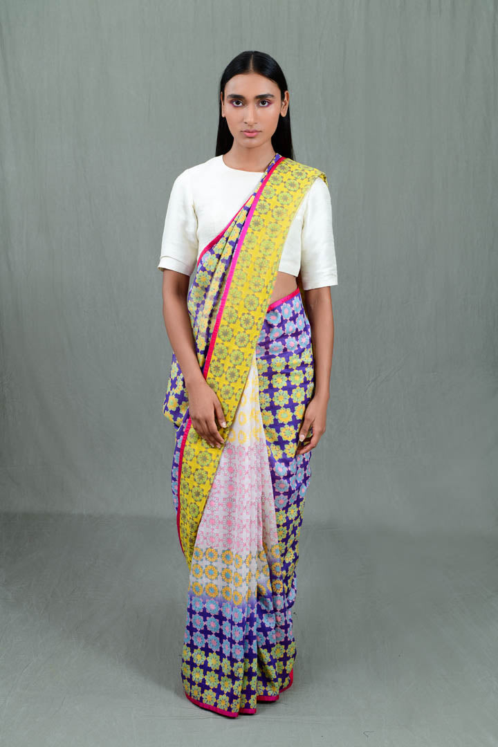 Kaveri Chanderi Signature Flip Pallu Saree