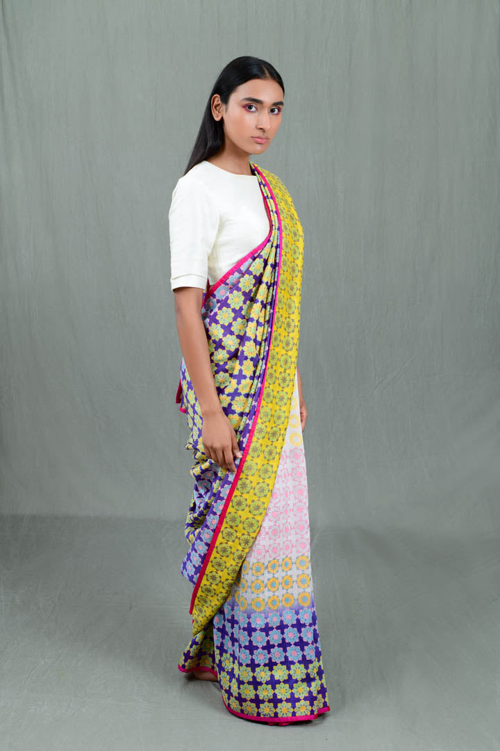 Kaveri Chanderi Signature Flip Pallu Saree