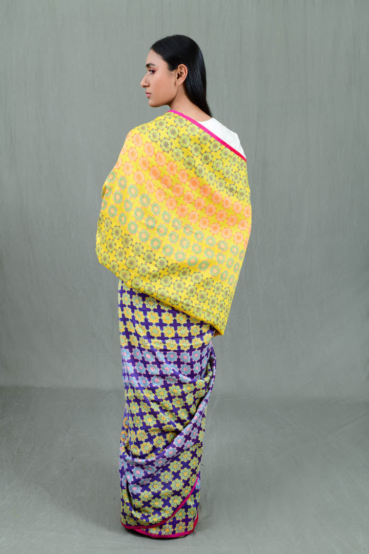 Kaveri Chanderi Signature Flip Pallu Saree