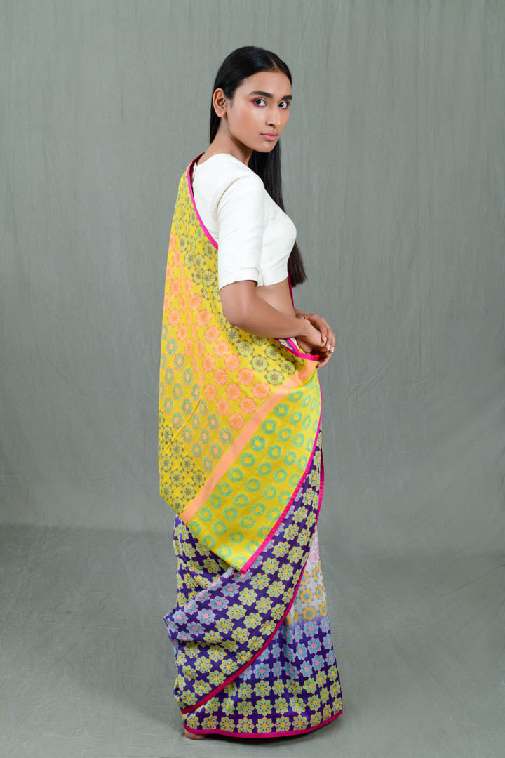 Kaveri Chanderi Signature Flip Pallu Saree