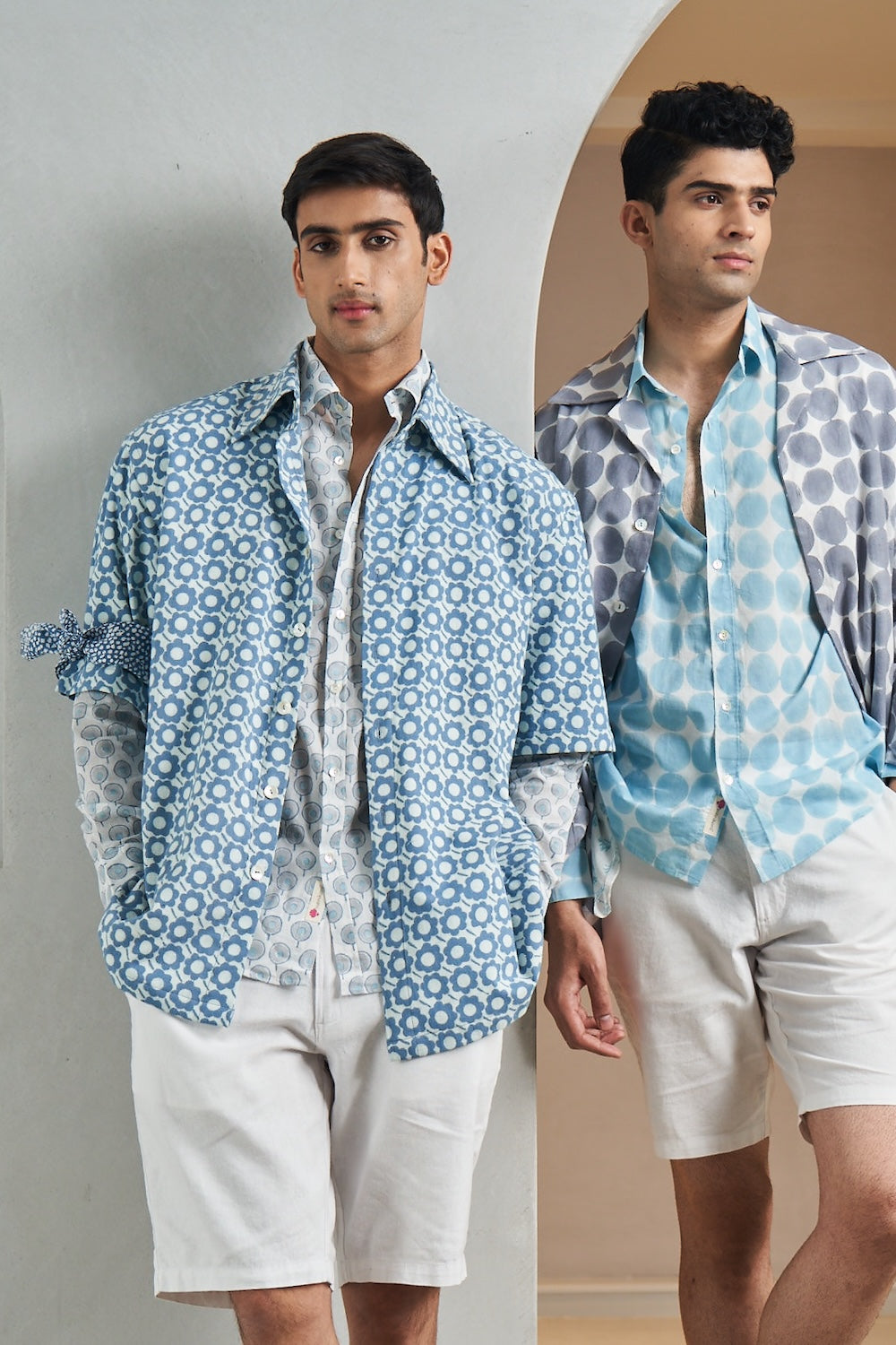 Blue Flowers Shacket