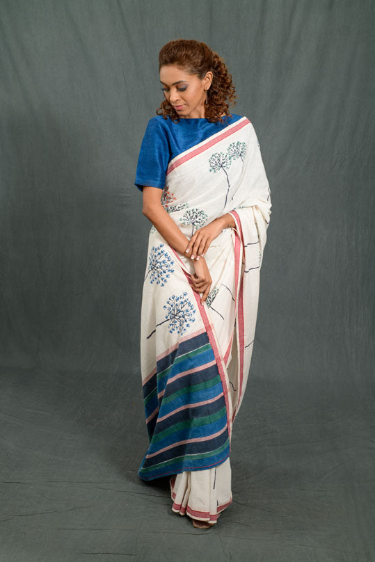 Dandellion Kora Cotton Saree