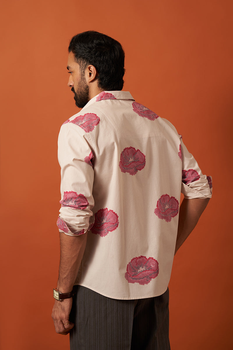 Megh Premium Cotton Hand Blockprinted Shirt