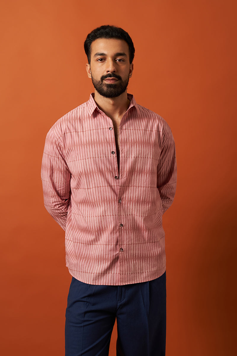 Aranya Premium Cotton Hand Blockprinted Shirt