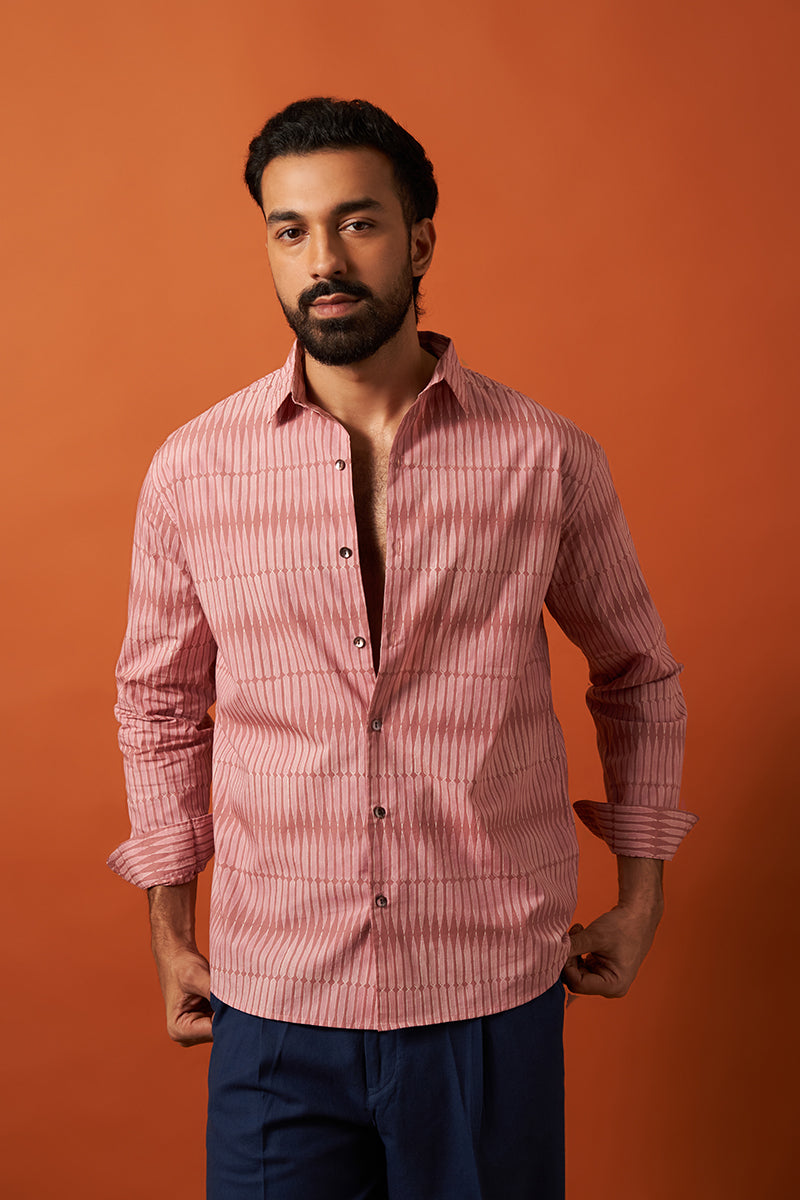 Aranya Premium Cotton Hand Blockprinted Shirt