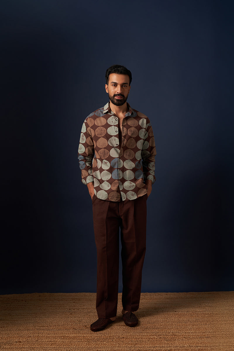 Mool Premium Cotton Hand Blockprinted Shirt