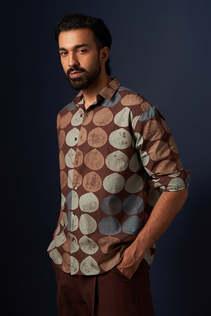 Mool Premium Cotton Hand Blockprinted Shirt