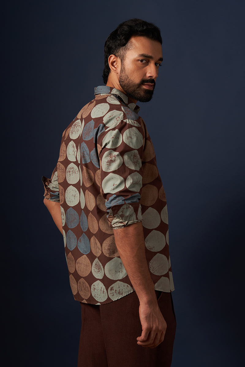 Mool Premium Cotton Hand Blockprinted Shirt