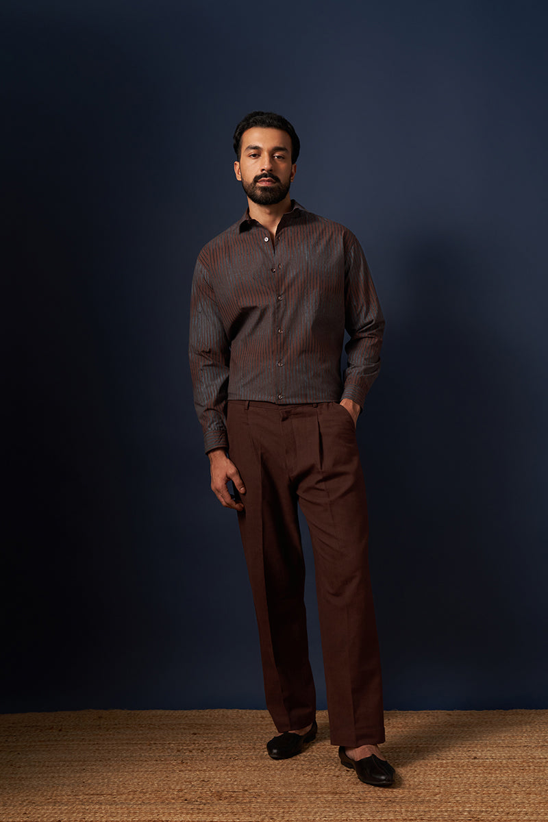 Prithvi Cotton Hand Blockprinted Shirt