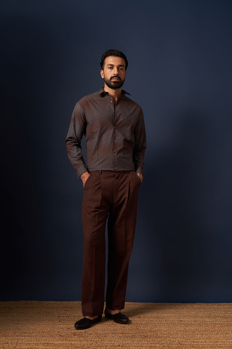 Prithvi Cotton Hand Blockprinted Shirt