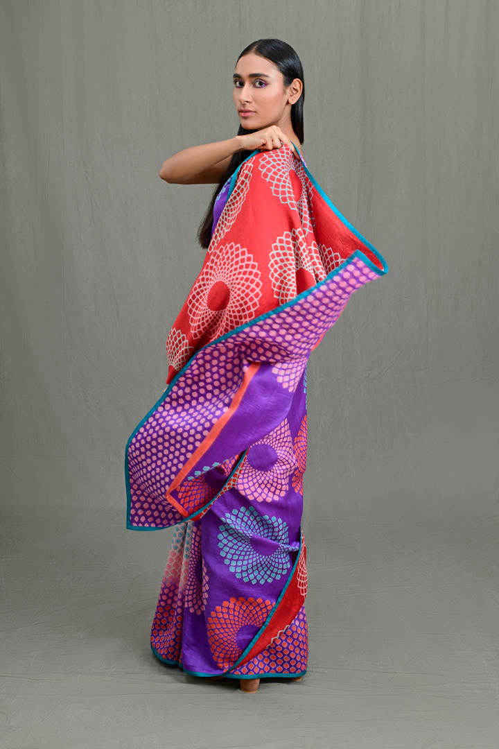 Bias Signature Flip Pallu Saree
