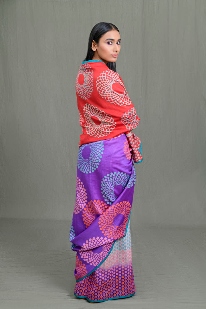 Bias Signature Flip Pallu Saree