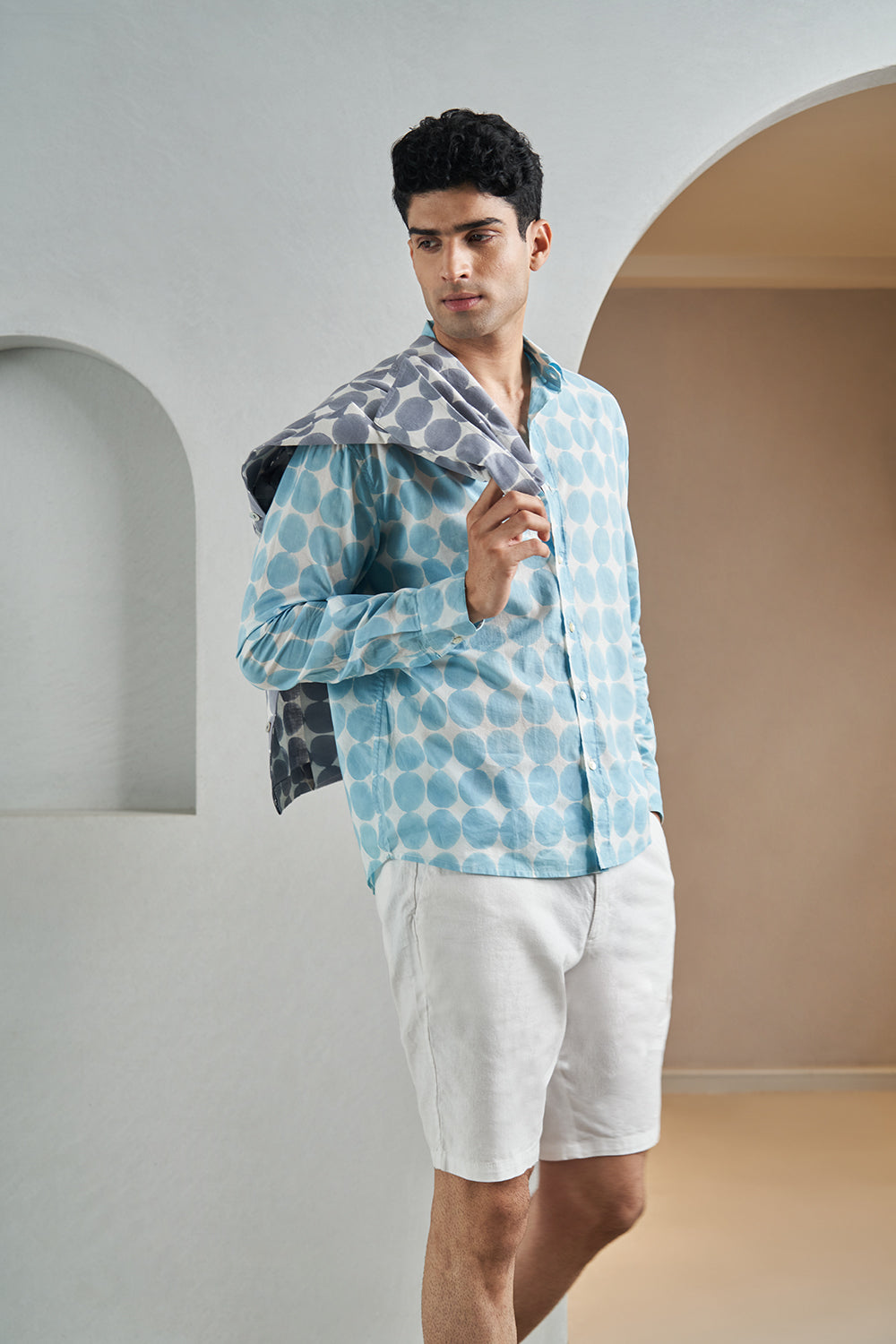 Grey Pebbles Shacket