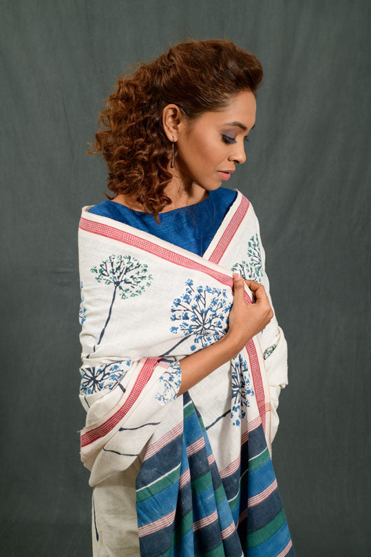 Dandellion Kora Cotton Saree
