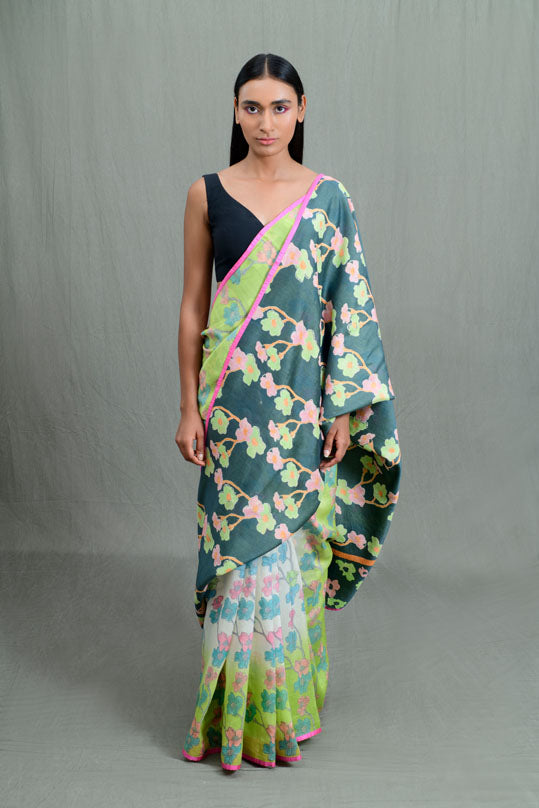 Yamuna Signature Flip Pallu Saree