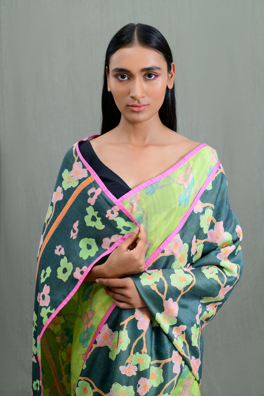 Yamuna Signature Flip Pallu Saree